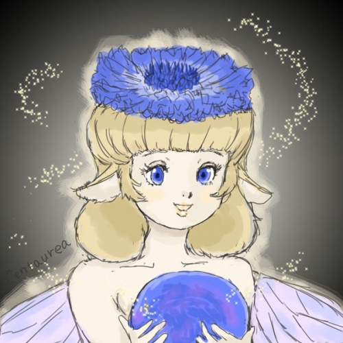 矢車花冠の妖精