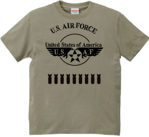 TシャツデザインオールステンシルU.S. Air Force 3