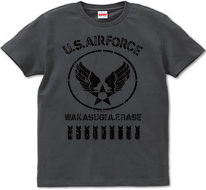 オールステンシル USエアフォース 5　ビンテージ風加工(U.S. Air Force Vintage tone)