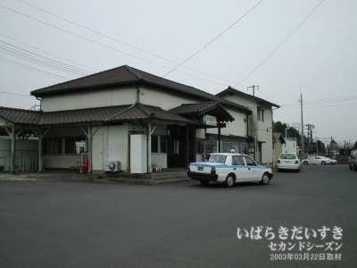 水戸線 JR岩瀬駅 駅舎（2003年撮影）