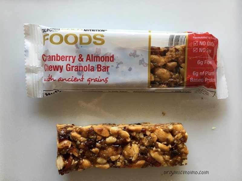 California Gold Nutrition　Cranberry & Almond Chewy Granolaの画像