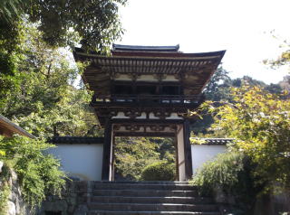 長岳寺楼門