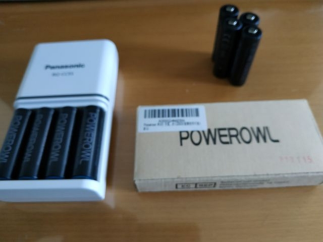 Powerowl単3形充電式ニッケル水素電池