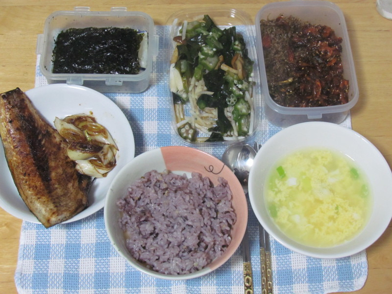 韓国料理 焼きサバ 고등어구이 계란국 卵スープ でき韓ブログ