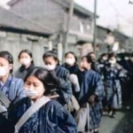 スペイン風邪日本上陸1918年4月第一波から1919年10月第三波収束2020年マスクをする学生